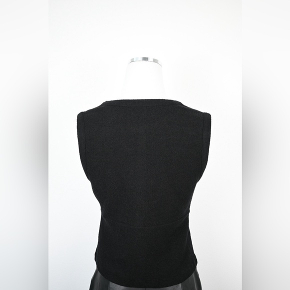 Madewell Knit Terry Vest Split Crew Neck - Picture 9 of 9